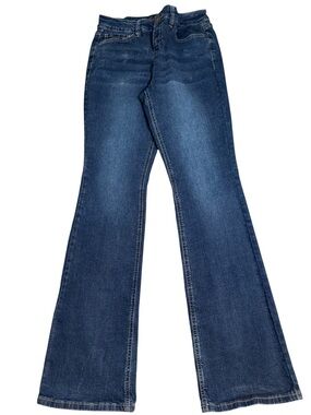 Royalty For Me Blue Flare Jeans - Wide Leg Denim